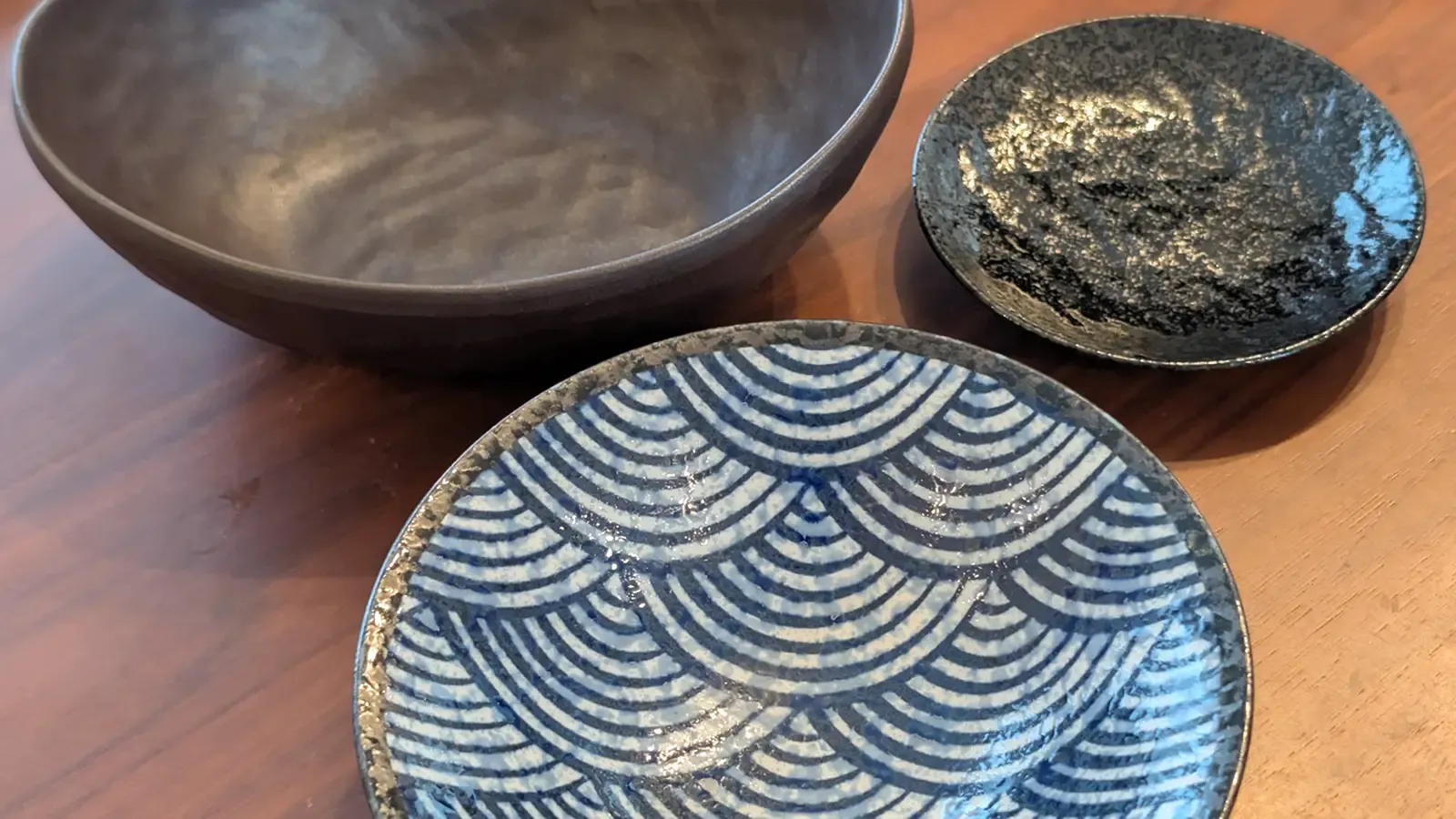 美濃焼の食器セット（パスタ皿・長皿・平鉢・小皿）