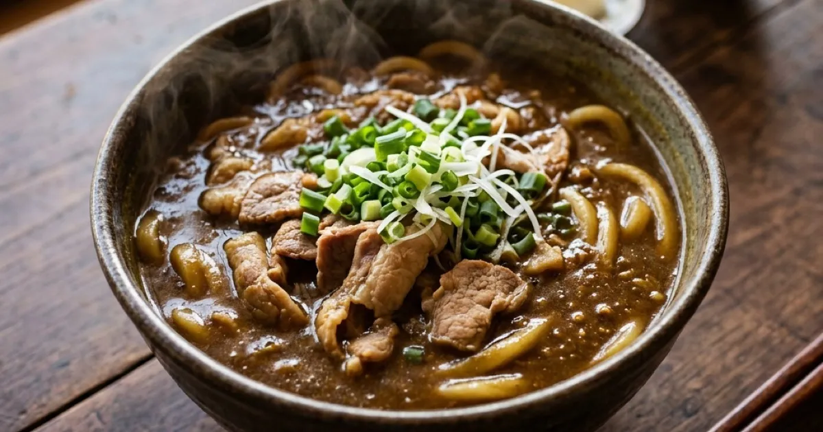 【レシピ】S&Bカレーパウダーで作る、出汁香るカレーうどん（Ver. 1）