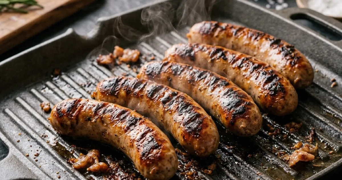 Bistroのヒートグリル皿でウィンナーをパリッと焼き上げる手順