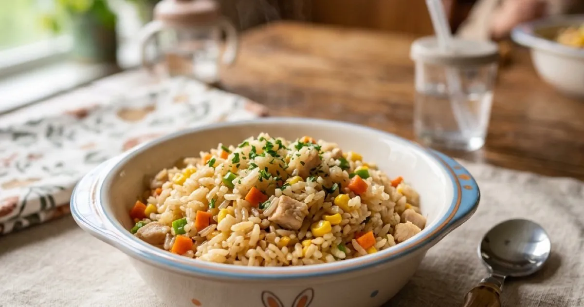 ホットクックで作る幼児用ピラフの作り置き。美味しくできて大成功！
