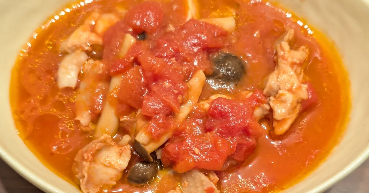 トマト缶が微妙に余っている伝えたら考えてくれたレシピ